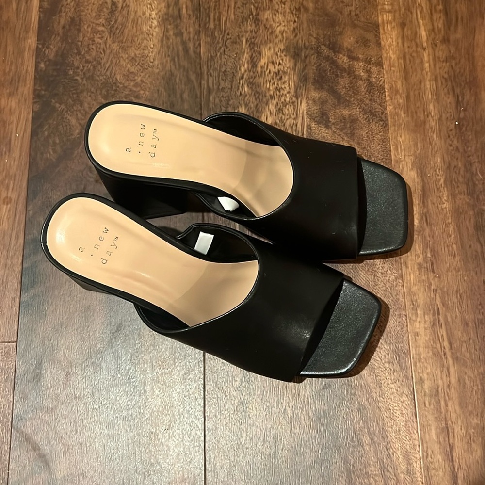 Slip on heels, brand new, never been worn!